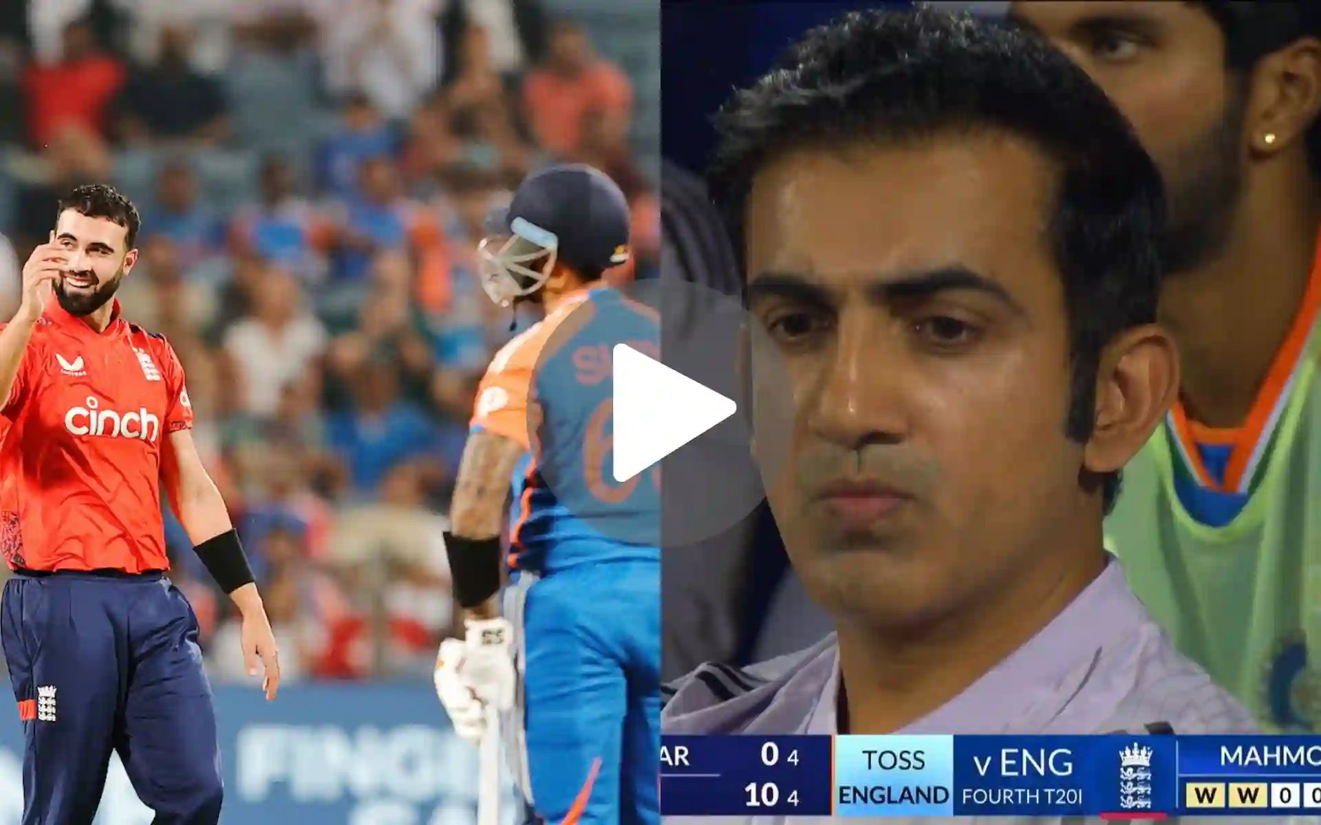 [Watch] Saqib Mahmood Rattles SKY, Sanju And Tilak's Ego With A Triple-Wicket Maiden